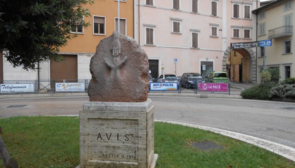 monumento AVIS, Bastia Umbra. Perugia