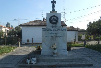 monumento ai caduti, AVIS, San Giovanni, Ostellato