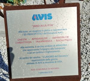 legenda monumento AVIS Nogara