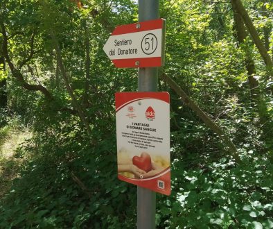 sentiero del donatore FIDAS AIDO