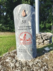Monumento Associazione Donatori Sangue Pietro Trevisan Montecchio Maggiore